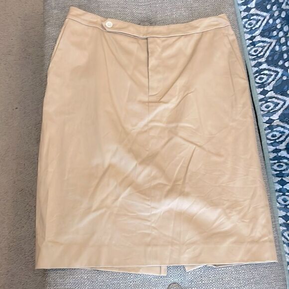 Lauren Ralph Lauren  size 4 khaki line skirt, knee length - Picture 1 of 11